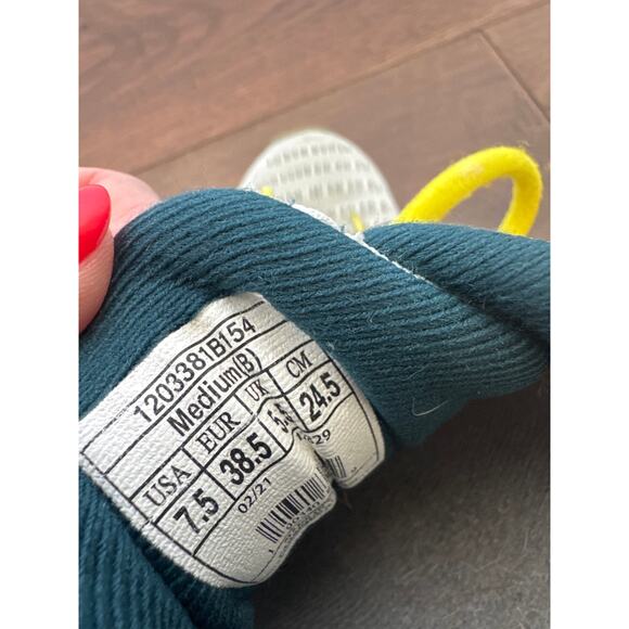 Brooks Ghost 13 Neutral Running Shoes Women's Size 7.5 Gray Pink Neon Laces - Picture 6 of 7